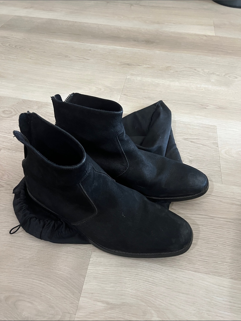 Kenneth Cole Black Suede Boots